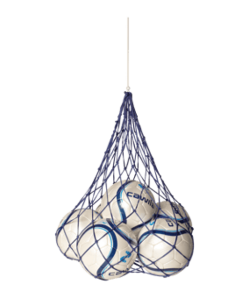 Cawila CORE Nylon-Ballnetz | blau | Größe 10 Fußbälle