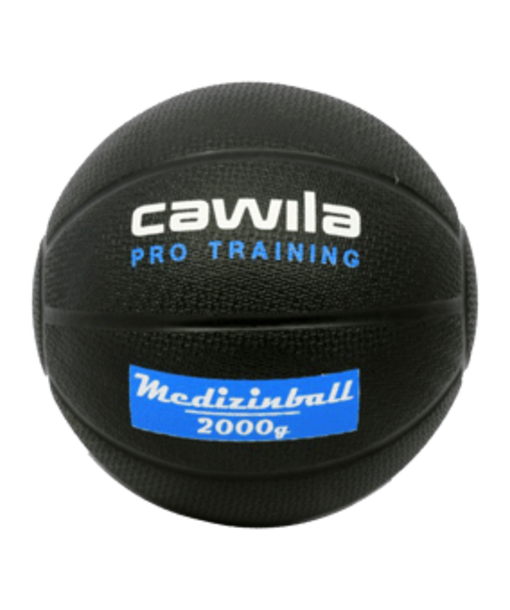Cawila LIGA Medizinball | schwarz | Größe 2,0 Kg