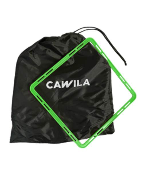 Cawila ACADEMY Koordinationsleiter SQUARE | 6 Quadrate + 5 Clips| grün
