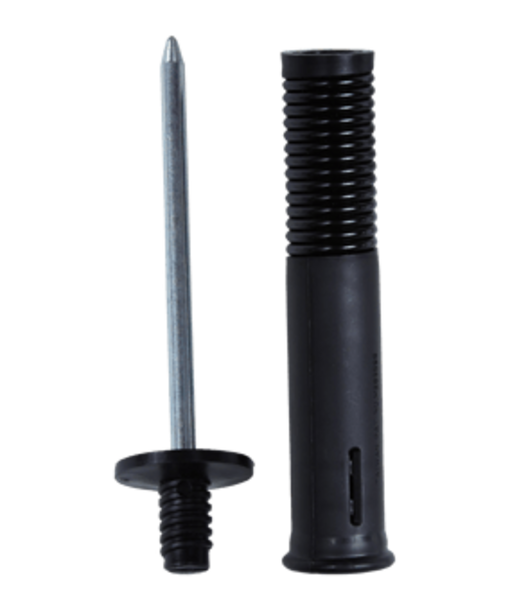 Cawila LIGA Slalomadapter mit Knickelement für Stangen mit 25mm | schwarz