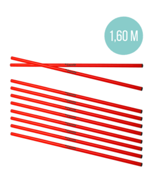 Cawila ACADEMY Trainingsstange 1,60m | rot