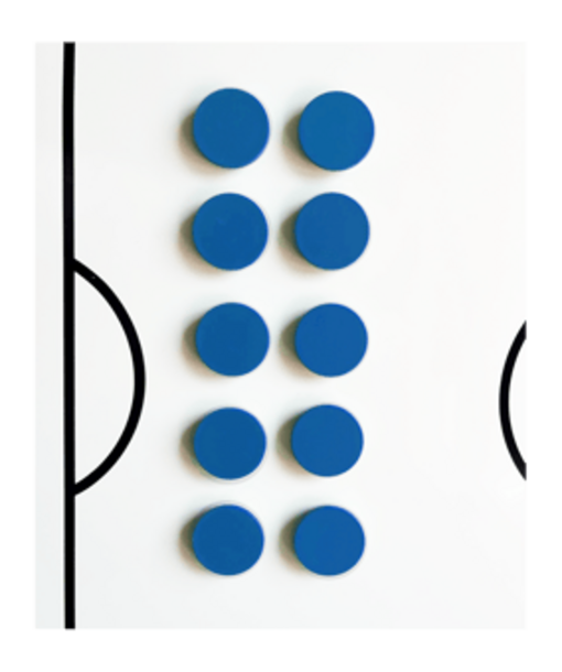 Cawila PRO Rundmagnet | 10er Set | 30mm | blau