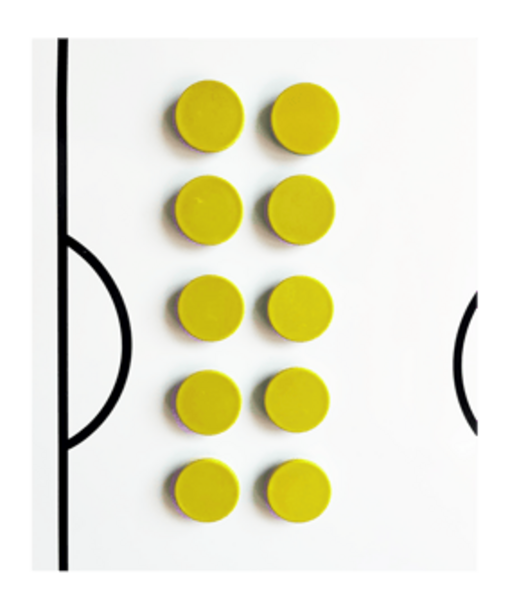 Cawila PRO Rundmagnet | 10er Set | 30mm | gelb