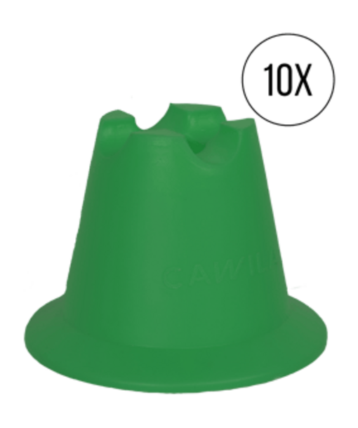Cawila ACADEMY Mini-Pylone | 10er Set | grün