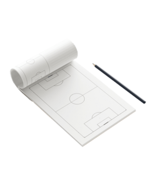 Cawila PRO Notepad | Fußball | 50 Blatt | A4
