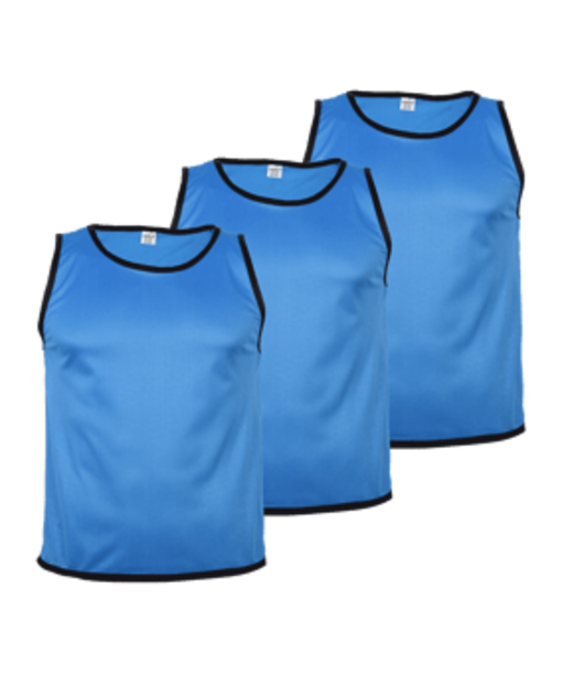 Cawila ACADEMY Trainingsleibchen | 3er Set | Skyblue | Größe M-L