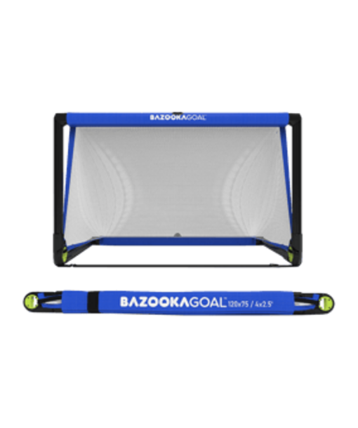 Bazookagoal Teleskoptor | 120x75cm | Blau Weiss