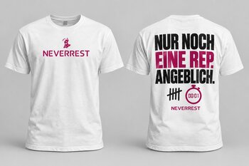 NEVERREST T-Shirt – Nur noch eine Rep. Angeblich.
