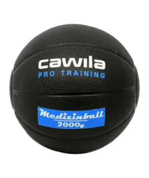 Cawila LIGA Medizinball | schwarz | Größe 2,0 Kg