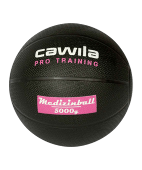 Cawila LIGA Medizinball | schwarz | Größe 5,0 Kg