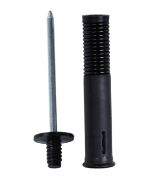 Cawila LIGA Slalomadapter mit Knickelement für Stangen mit 25mm | schwarz