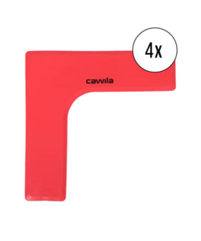 Cawila ACADEMY Markierungsecken | 4er Set | rot
