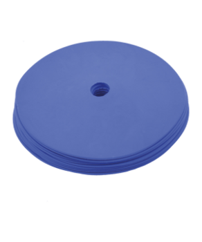 Cawila ACADEMY Markierungsscheiben 10er Set | blau | Größe 15mm