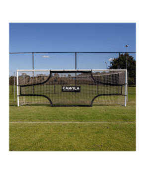 Cawila ACADEMY Target Netz | Größe 5,00 x 2,00m | schwarz/weiß