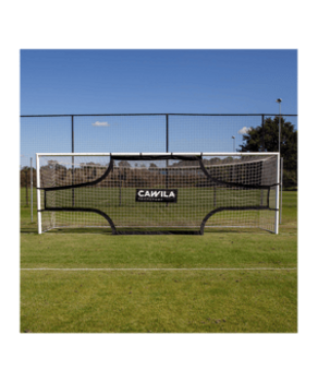 Cawila ACADEMY Target Netz | Größe 7,32 x 2,44m | schwarz/weiß