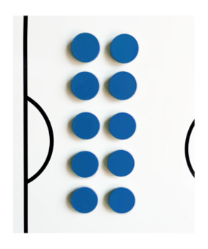 Cawila PRO Rundmagnet | 10er Set | 30mm | blau