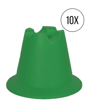 Cawila ACADEMY Mini-Pylone | 10er Set | grün