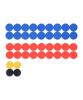 Cawila ACADEMY Magnet Set | 30mm | Rot Blau