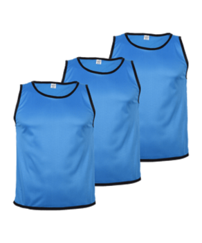 Cawila ACADEMY Trainingsleibchen | 3er Set | Skyblue | Größe M-L
