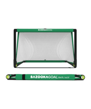 Bazookagoal Teleskoptor | 120x75cm | Grün Weiss