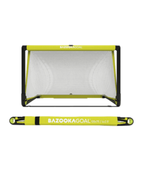 Bazookagoal Teleskoptor | 120x75cm | Gelb Weiss