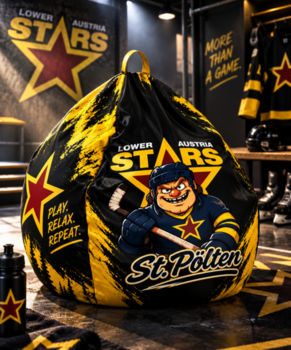 LA Stars Sitzsack - Play. Relax. Repeat.