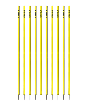 Cawila ACADEMY Trainingsstange 170 cm neon-gelb 10er Set